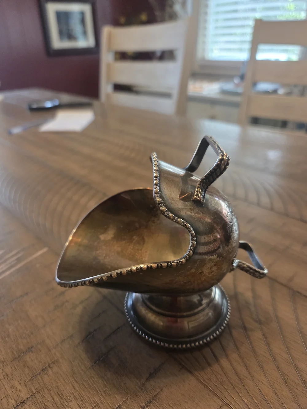 Vintage-Style Silver Plated Sugar Scuttle